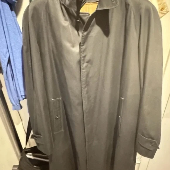 Burberry Charcoal Trench Coat - Picture 2 of 6
